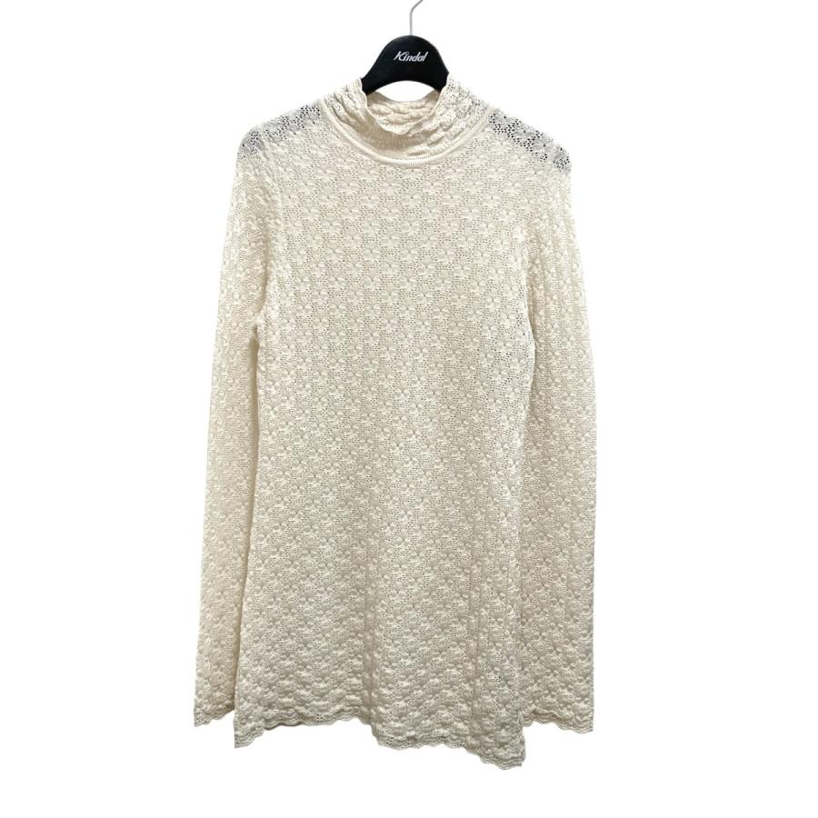 マメクロゴウチ mame kurogouchi Knitted Lace Top レースニット  