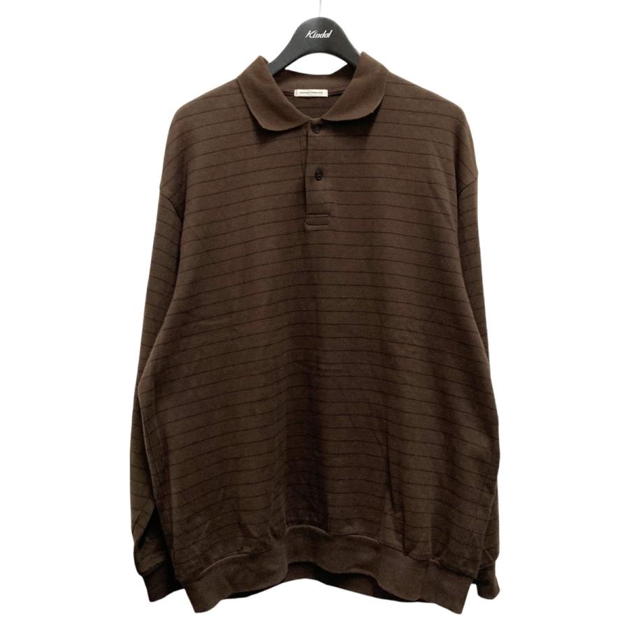 ユニバーサルプロダクツ UNIVERSAL PRODUCTS BORDER L／S POLO 