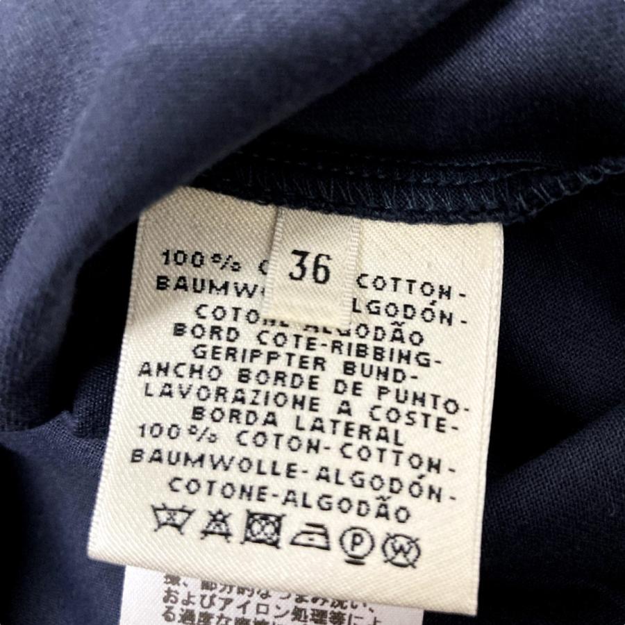 HERMES 【値下げ】HERMES 胸ポケット半袖Tシャツ ネイビー サイズ：36