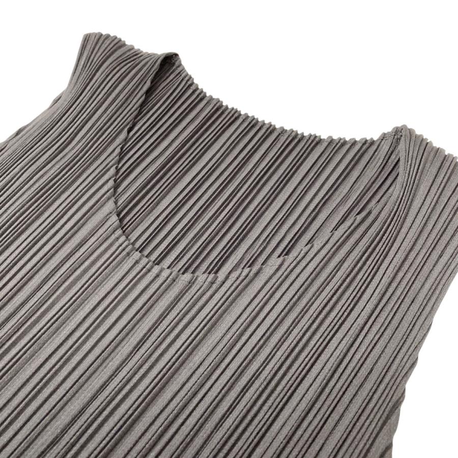 美品 00’s PLEATS PLEASE 08AW ラメ ノースリーブ Pleats Please Issey Miyake ノースリーブ プリーツドレス | ブラック