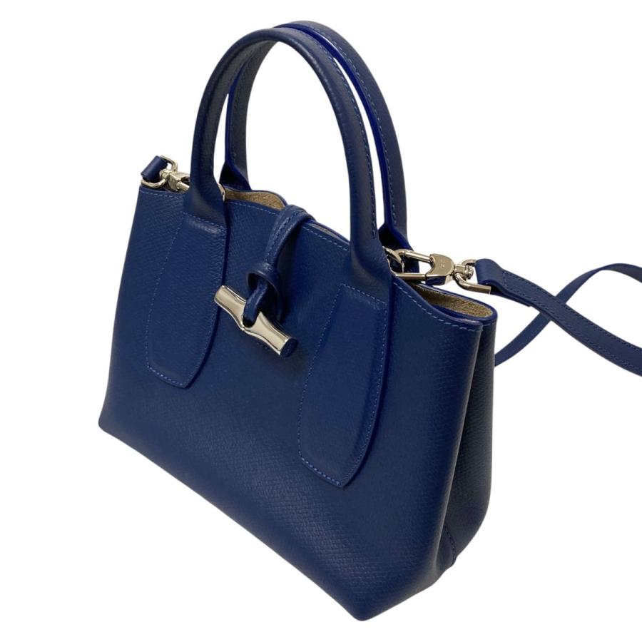 LONGCHAMP ロンシャン ロゾS 2WAYショルダーバッグ ネイビー 