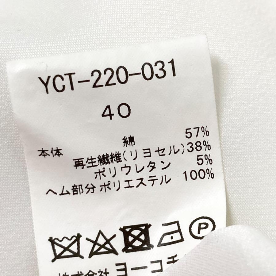 YOKO CHAN ヨーコチャン ノースリーブAラインカットソー YCT 220 YOKO CHAN ヨーコチャン ノースリーブAラインカットソー YCT 220