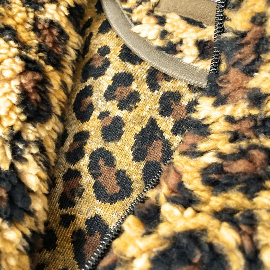 デンハム　レオパード　ボアフリースジャケット　ナカメマン DENHAM（デンハム） Denham NAKAMEMAN BOA FLEECE レオパード柄 ボア