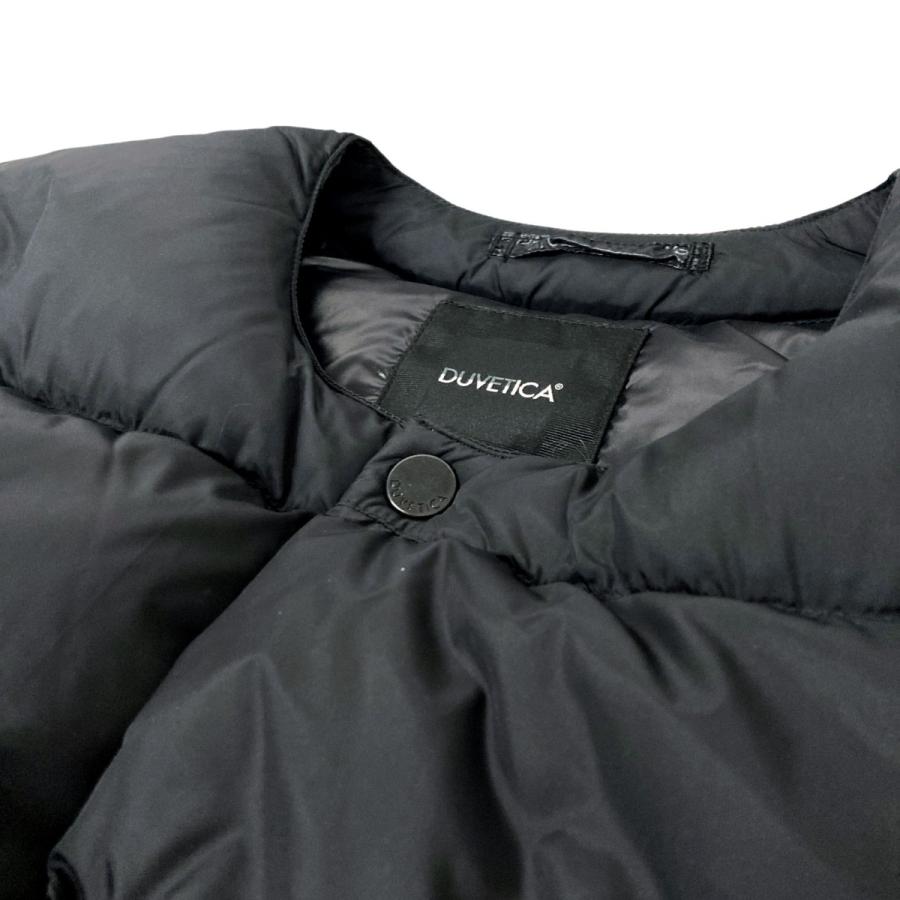 DUVETICA デュベティカ ダウンベスト 0019N00 ブラック サイズ：48