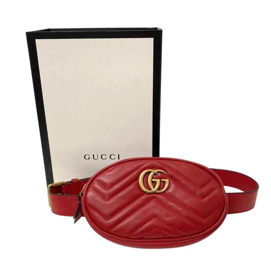 GUCCI（グッチ） 【値下げ】GUCCI ボディバッグ 476434・585795 レッド