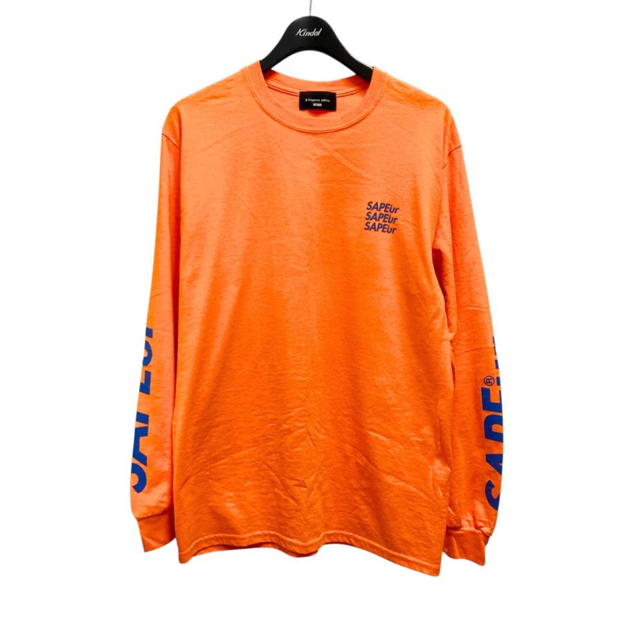 SAPEur サプール　Mサイズ 値下げ】SAPEur プリントカットソー オレンジ サイズ：M (和歌山店