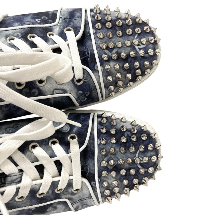 美品 ルブタン スタッズスニーカー 44（約28cm) Christian Louboutin クリスチャンルブタン スタッズスニーカー