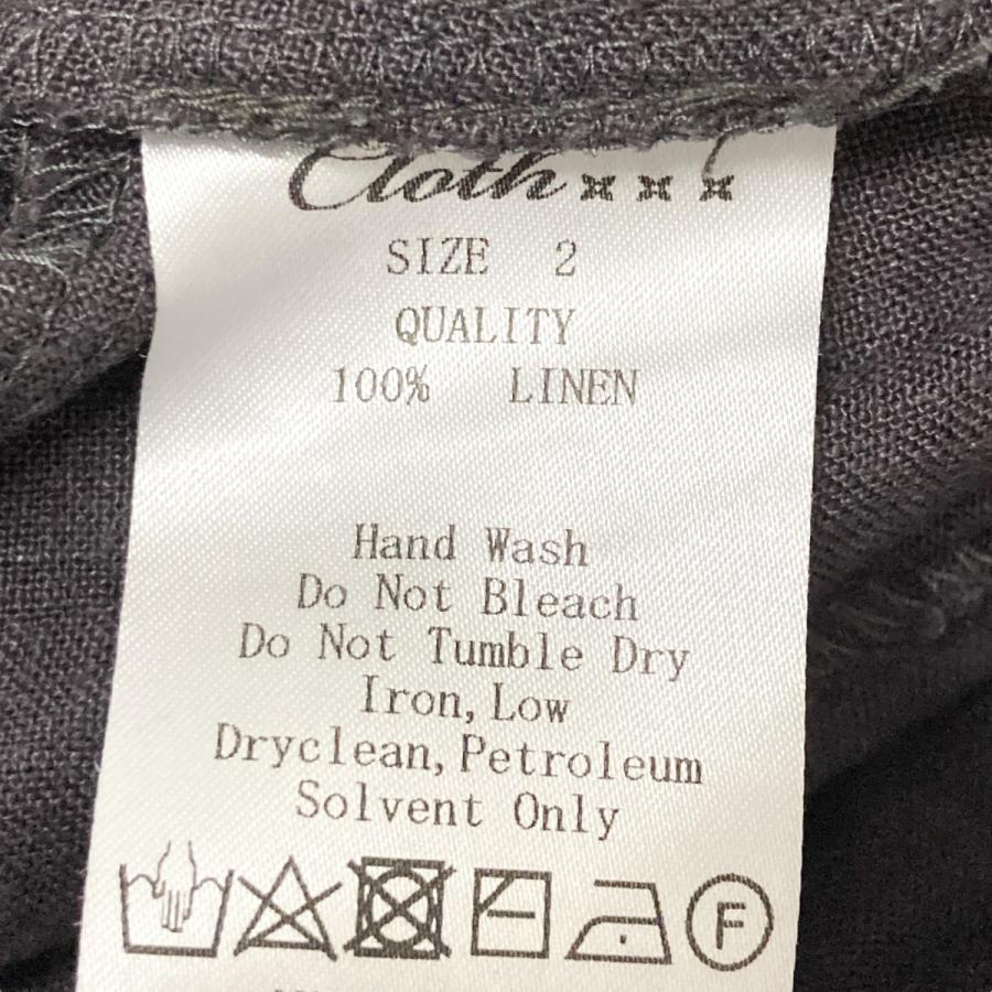 CLOTH&CROSS 【値下げ】CLOTH＆CROSS ガウンワンピース チェコール