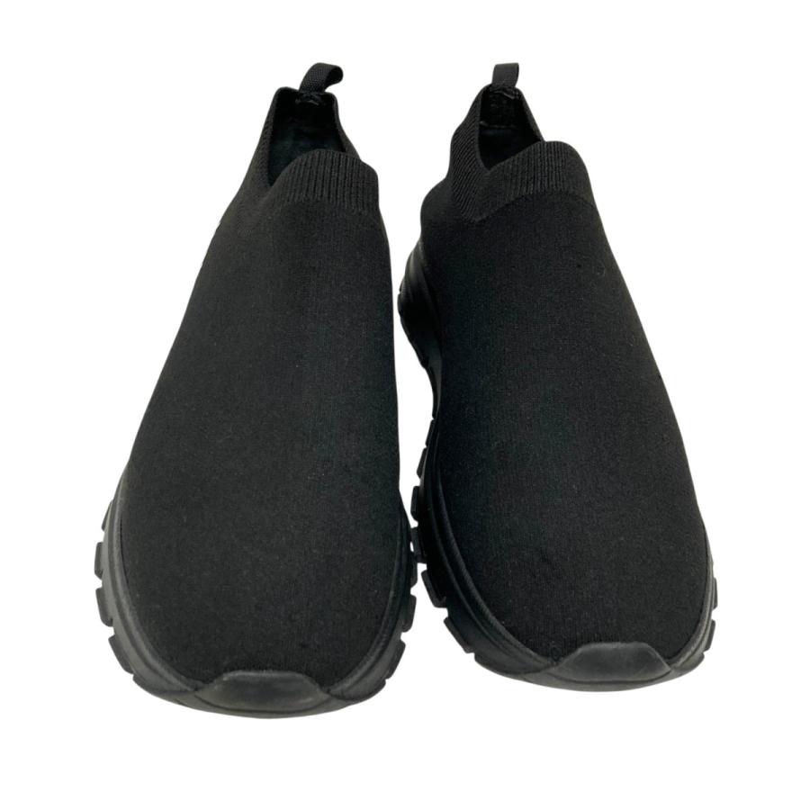 ★人気！超美品★PRADA ブラック 厚底レザースニーカー 36 約23cm PRADA ブラック 厚底スニーカー