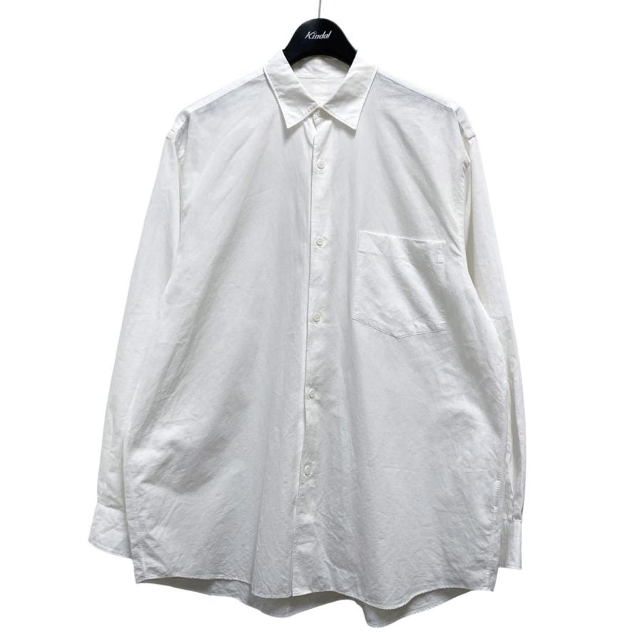 COMOLI コモリ 長袖シャツ Z01 02001 ホワイト サイズ：2