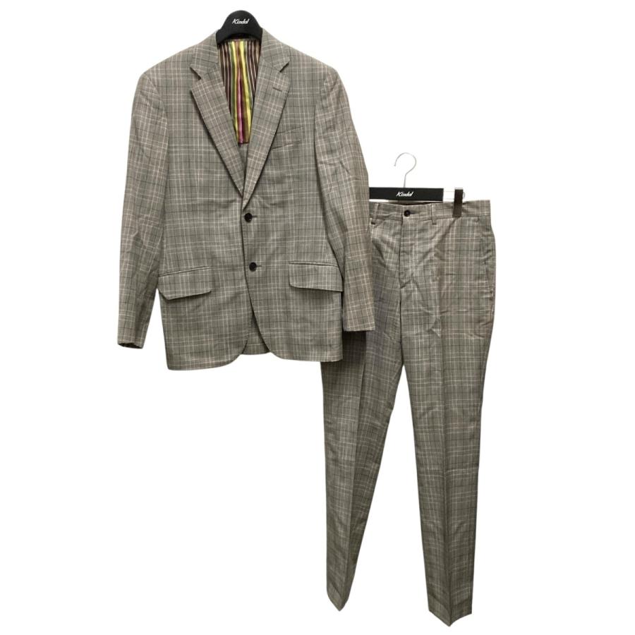 ETRO エトロ スーツ 上下 使用品 ETRO（エトロ） 【値下げ】ETRO チェック セットアップスーツ 11929