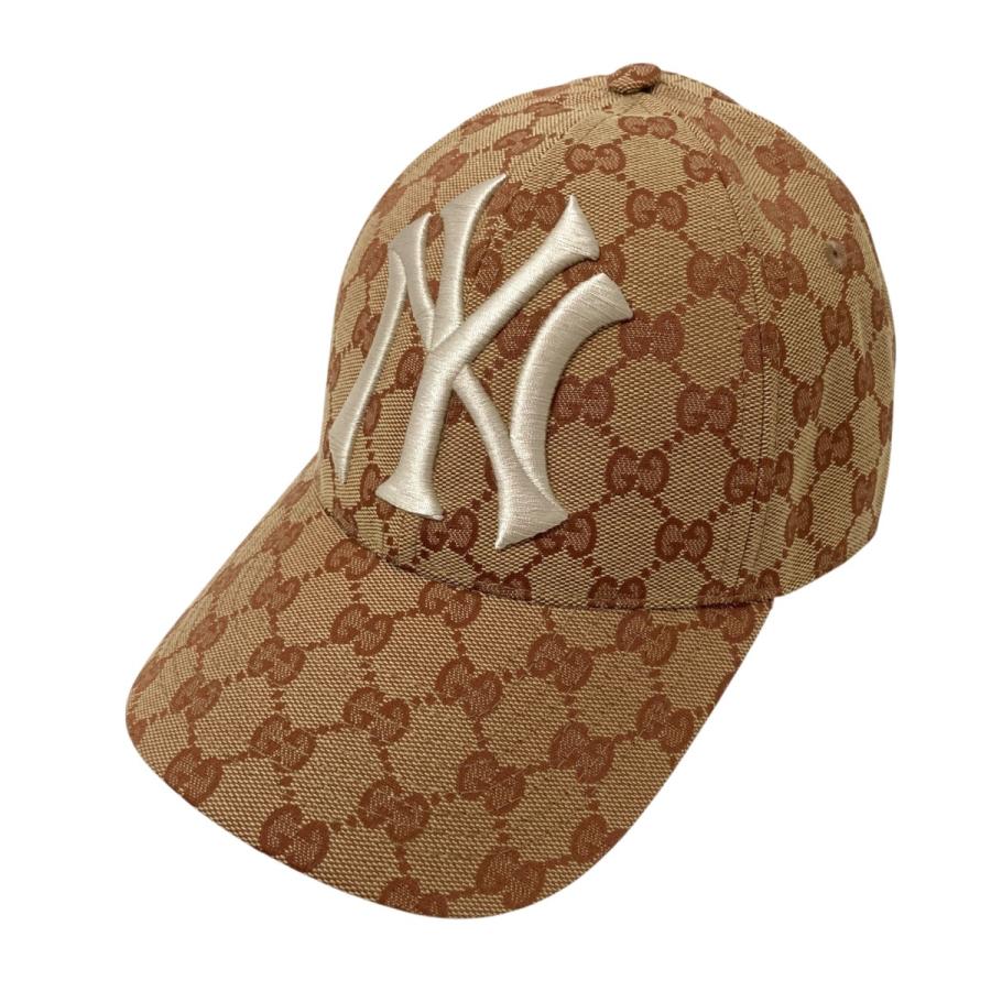 グッチ GUCCI キャップ GGスプリーム ベージュ GUCCI（グッチ） グッチ×メジャーリーグベースボール GUCCI×MLB GG