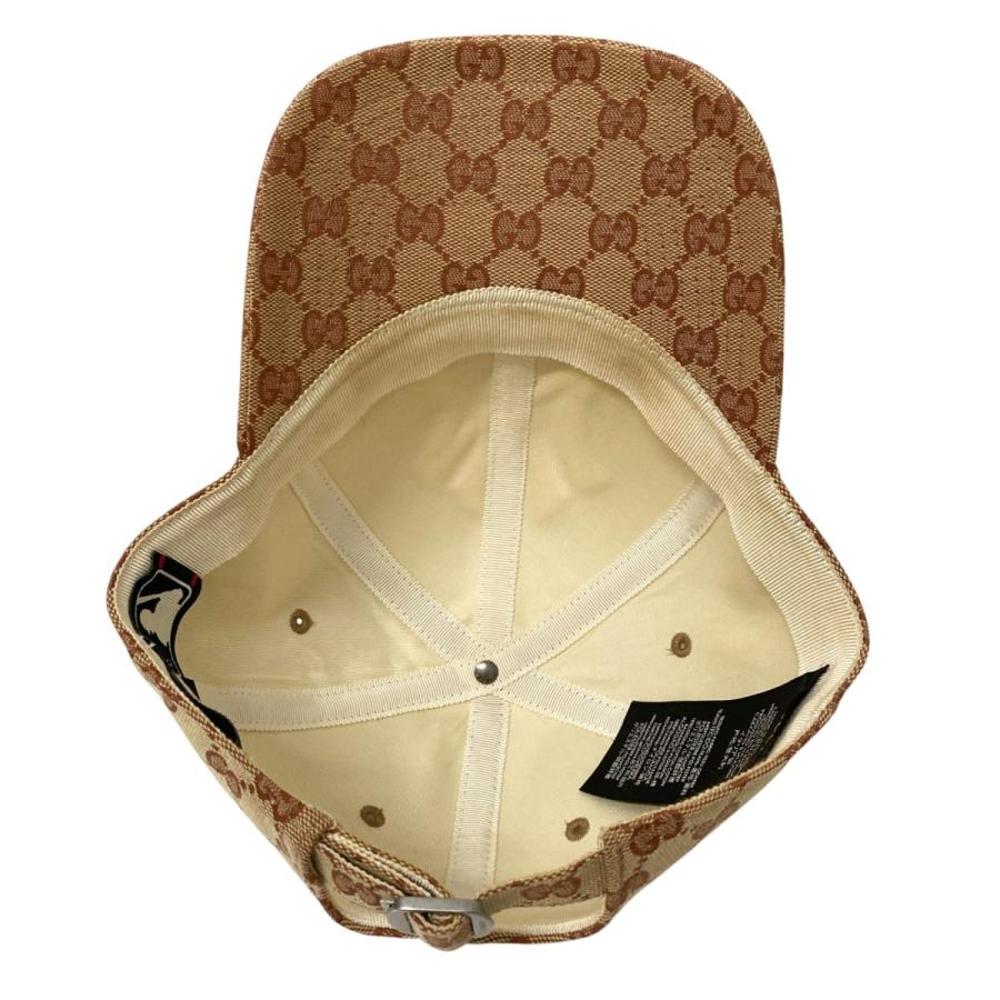 GUCCI（グッチ） 【値下げ】GUCCI×MLB GGスプリーム キャップ ベージュ 