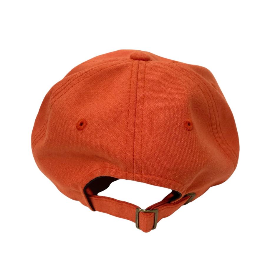 90S' STUSSY オレンジ刺繍キャップ STUSSY ステューシー stussy ロゴ刺繍キャップ オレンジ