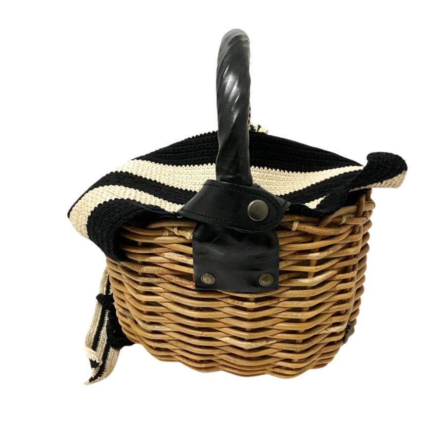 【美品】エバゴス　カゴバッグ eb.a.gos（エバゴス） ebagos カゴバッグ ナチュラル : カインドオル