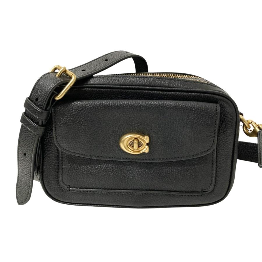 バッグ COACH Willow Camera Bag Shoulder Black COACH（コーチ） 【値下げ】COACH Willow Camera Bag ショルダーバッグ