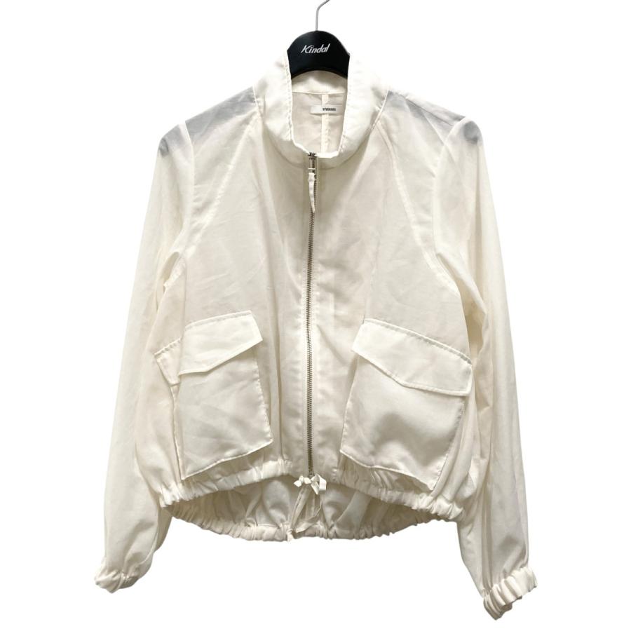 STUDIOUS（ステュディオス） 【値下げ】STUDIOUS SHEER ZIP BLOUSON 