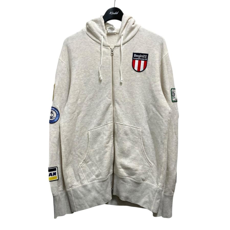 LOOPWHEELER（ループウィラー） ジップパーカー グレー サイズ：L