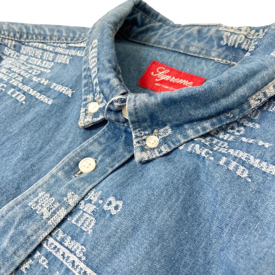 Supreme（シュプリーム） Supreme Trademark Jacquard Denim Shirt