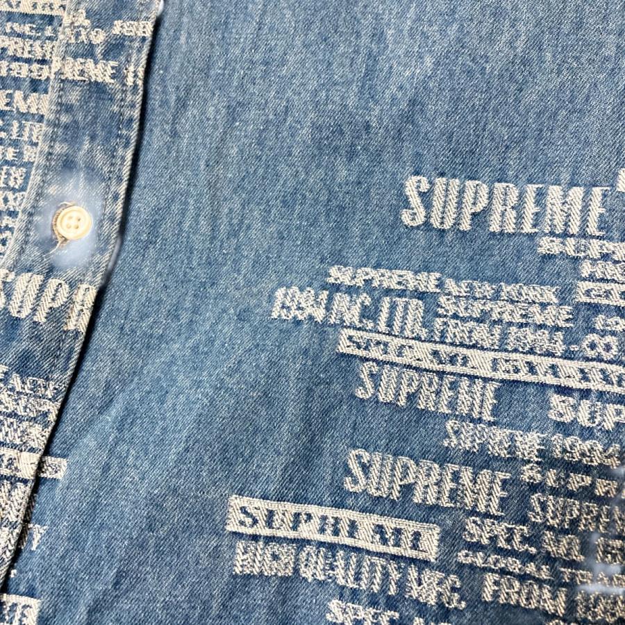 Supreme（シュプリーム） Supreme Trademark Jacquard Denim Shirt