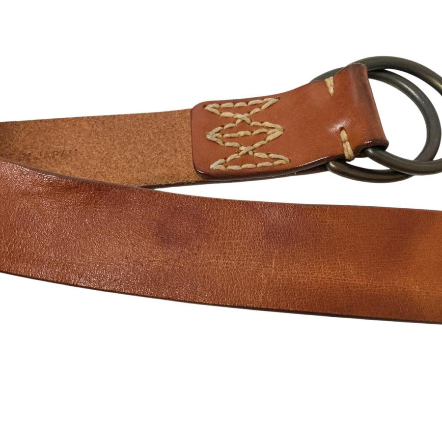 visvim ビズビム DOUBLE RINGBELT ダブルリングレザーベルト visvim（ヴィズヴィム） ビズビム VISVIM DOUBLE RING BELT レザー