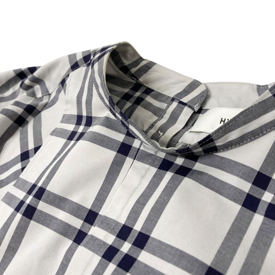 HYKE（ハイク） 【値下げ】HYKE BIBFRONT SHIRT チェック プルオーバー 