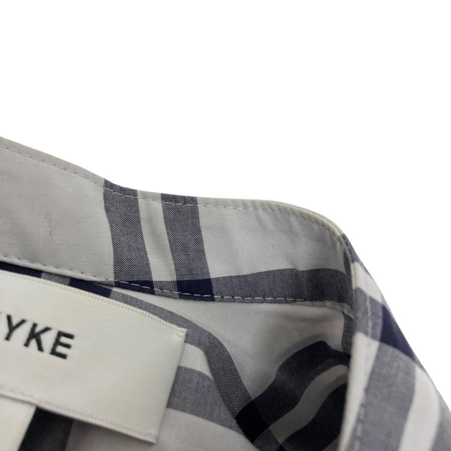 HYKE（ハイク） 【値下げ】HYKE BIBFRONT SHIRT チェック プルオーバー 