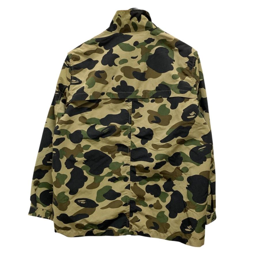 【値下げ】A BATHING APE 1st Camo カモフラ柄ジャケット ベージュ×グリーン サイズ：M (和歌山店)の画像