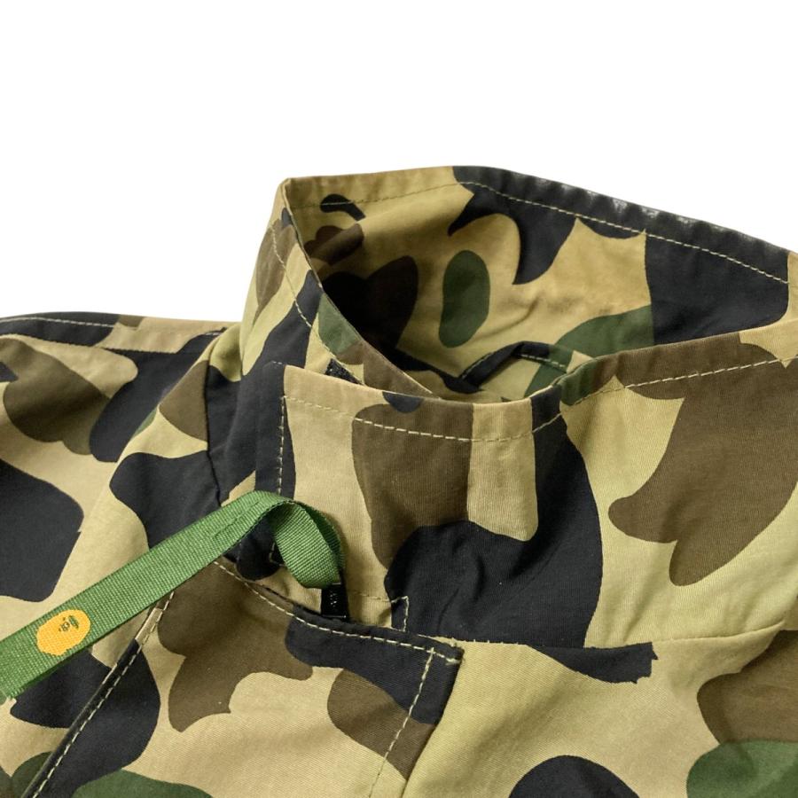 【値下げ】A BATHING APE 1st Camo カモフラ柄ジャケット ベージュ×グリーン サイズ：M (和歌山店)の画像