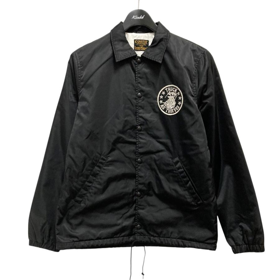 クーティー COOTIE コーチジャケット ブラック サイズ：M