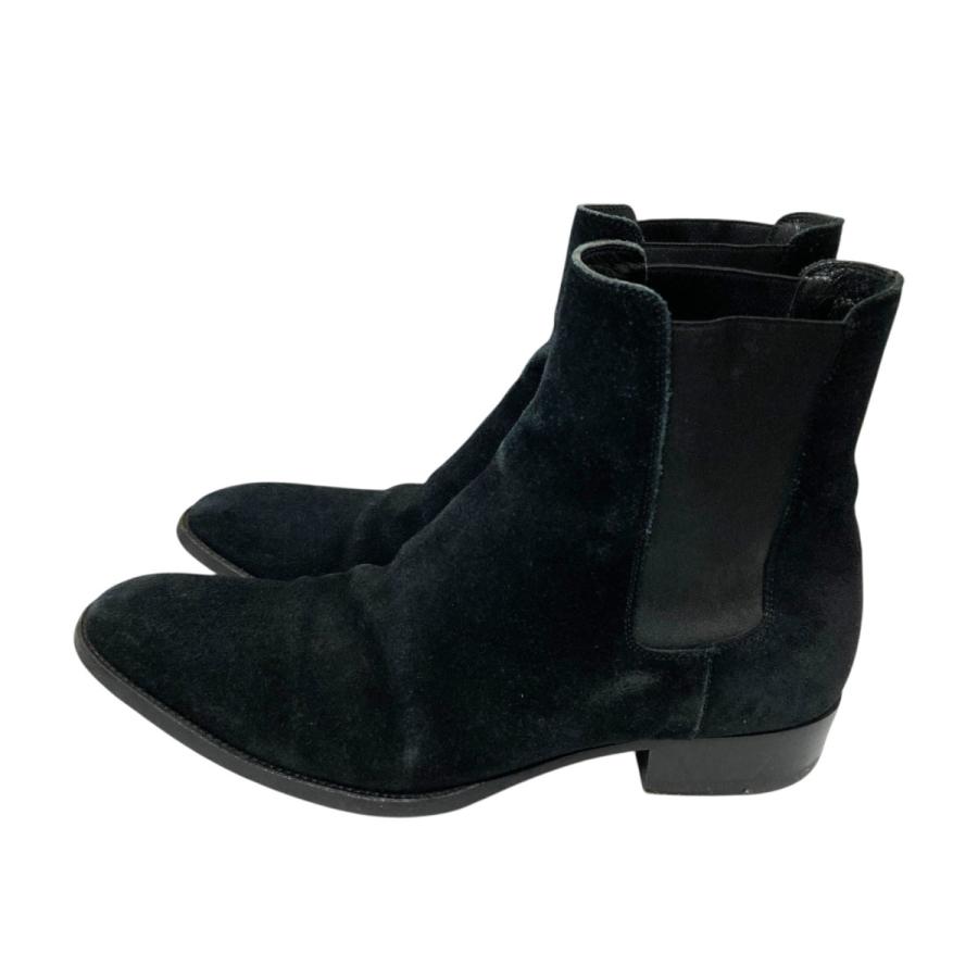 43 SAINT LAURENT サイドゴアブーツ 黒 SAINT LAURENT サイドゴアブーツ 黒 42