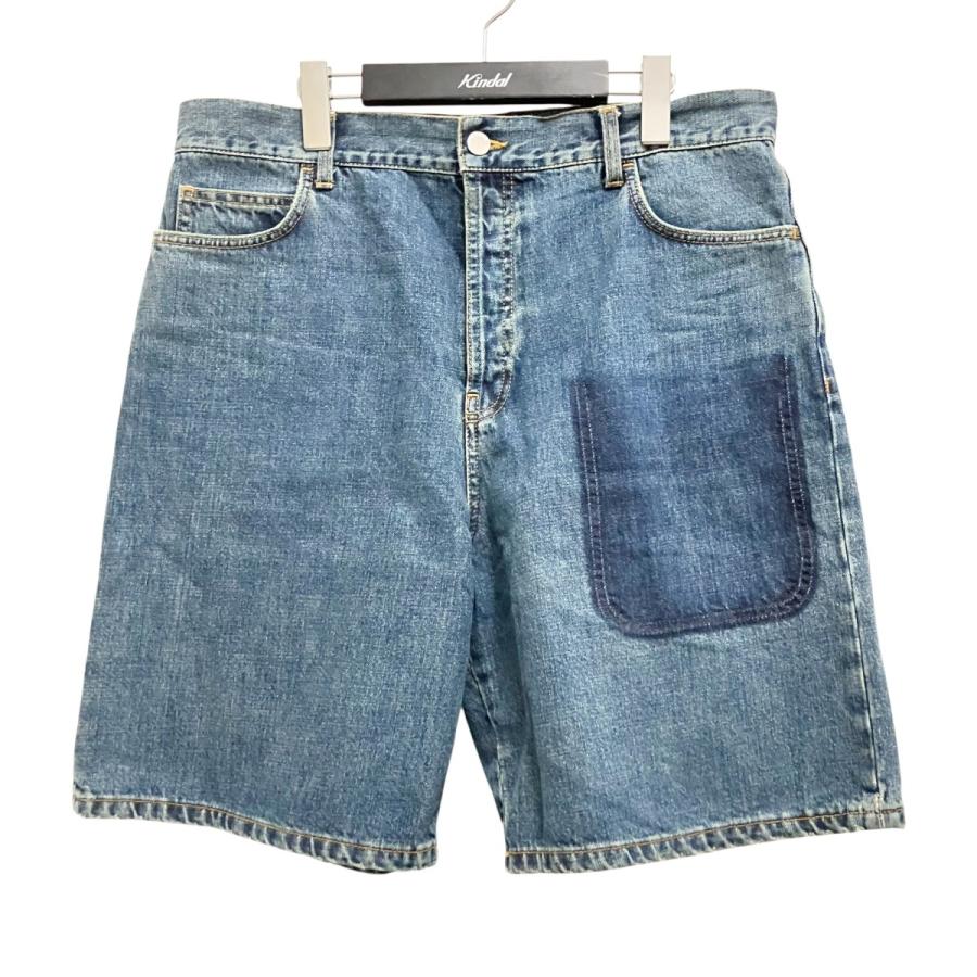 エヴィス EVISU ハーフデニムパンツ ベージュ サイズ：M