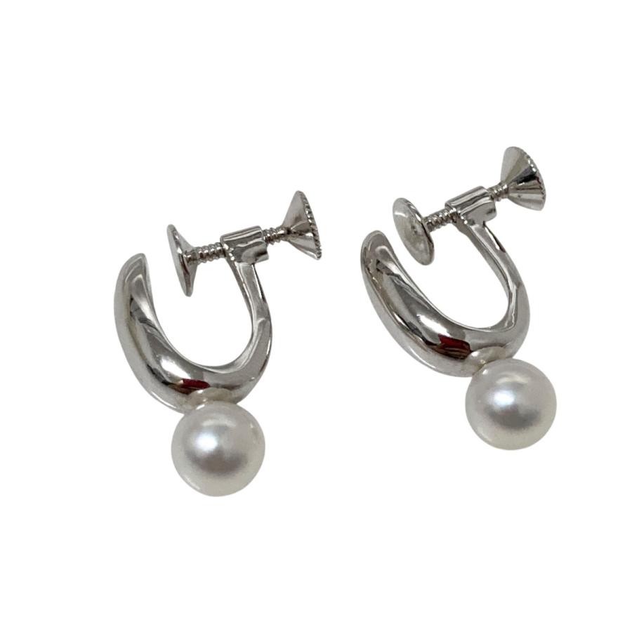 MIKIMOTO（ミキモト） パールイヤリング PE 811AS シルバー×ホワイト
