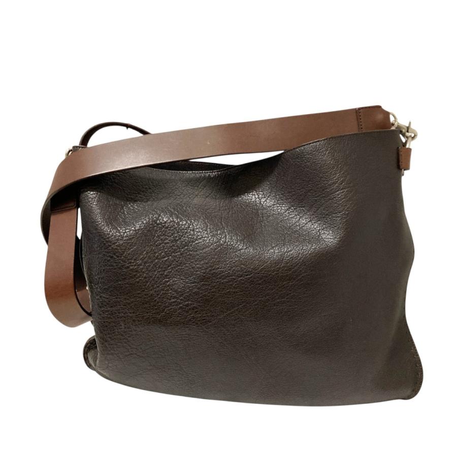 beau dessin（ボーデッサン） レザー2WAYバッグ ブラウン