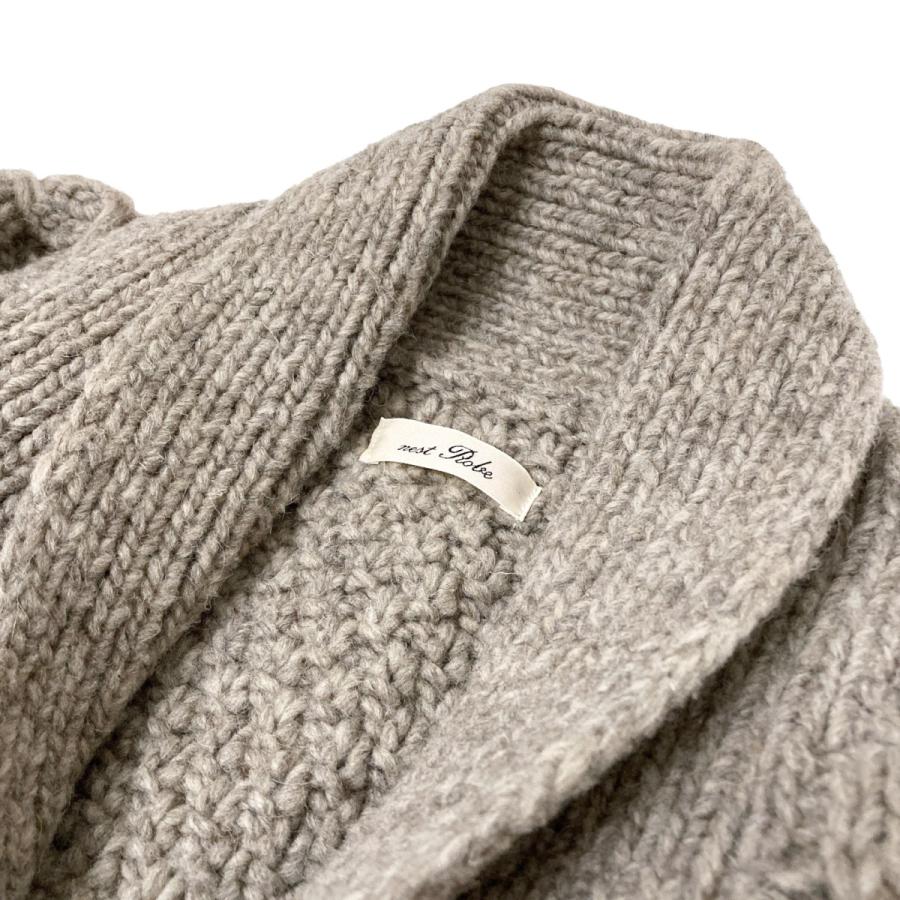 nest Robe（ネストローブ） ニットカーディガン 01163 1018 ベージュ