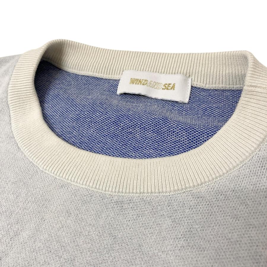 WIND AND SEA（ウィンダンシー） シルク混ロゴニット WDS O SEA 23 Q3