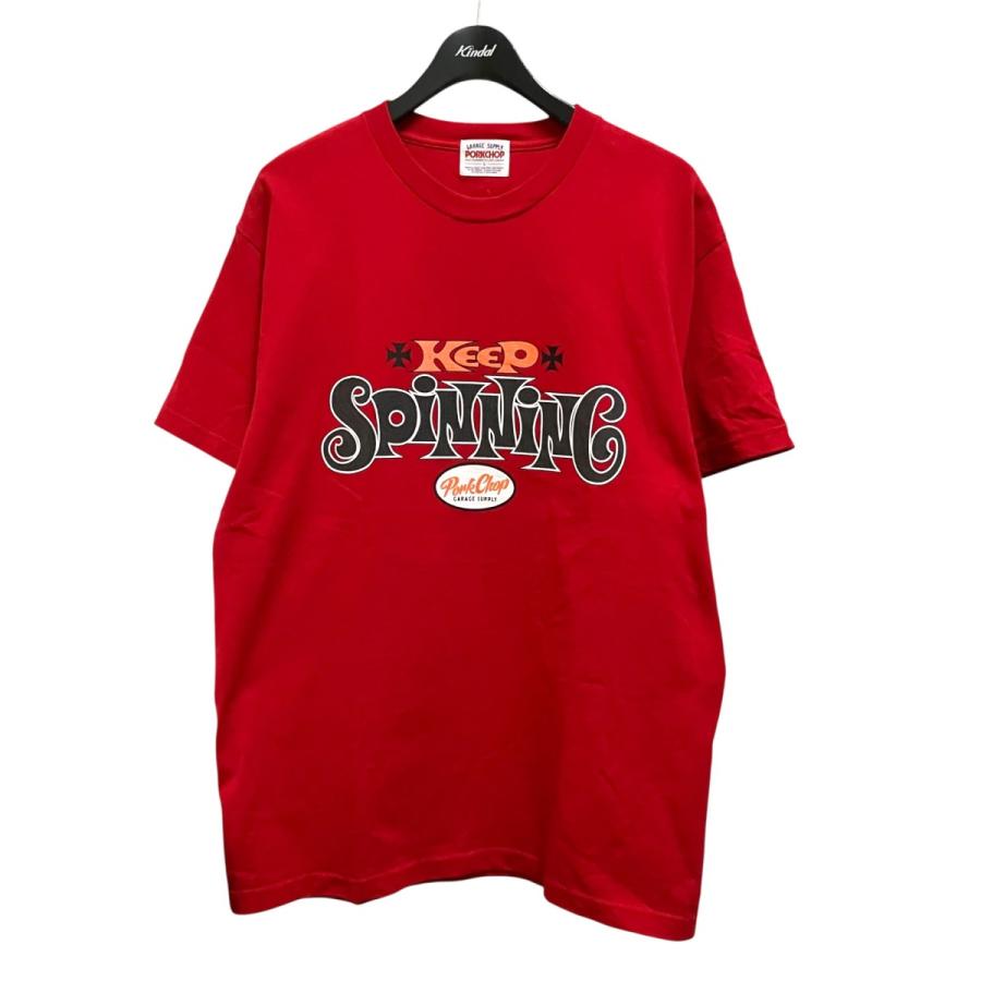 PORKCHOP Garage Supply Tシャツ Lサイズ ポークチョップガレージサプライ PORKCHOP GARAGE SUPPLY SPINNING TEE