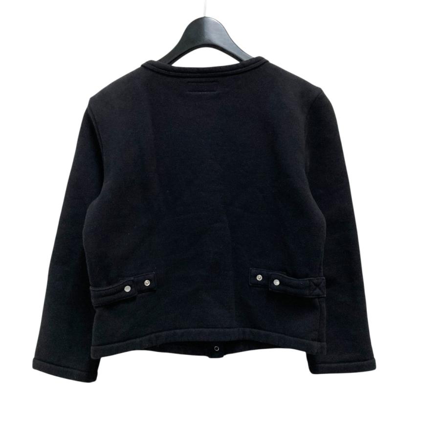美品）限定値下agnes b コットンカーディガン プレッション ブラック 1 agnes b.（アニエスベー） カーディガン コットン ニット 長袖
