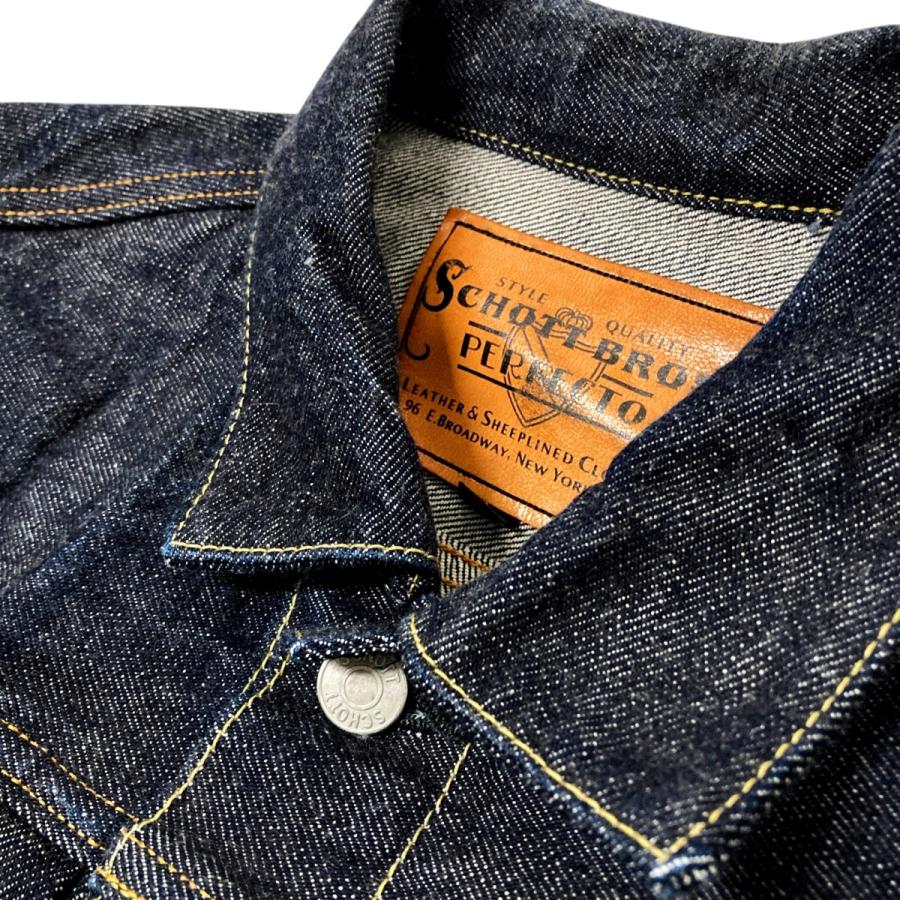 SCHOTT PERFECTO 1st デニムジャケット3172042 Schott N.Y.C（ショット） 【値下げ】Schott PERFECTO 1st デニム