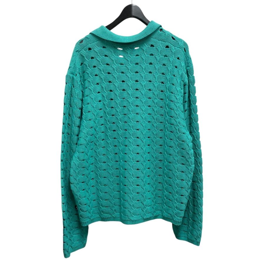 STUSSY（ステューシー） stussy OPEN KNIT COLLARED SWEATER メッシュ