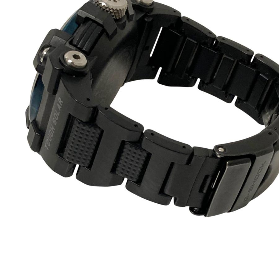 【値下げ】CASIO G-SHOCK MASTER OF G FROGMAN アナログウォッチ GWF A1000 ブラック×ブルー (和歌山店)の画像