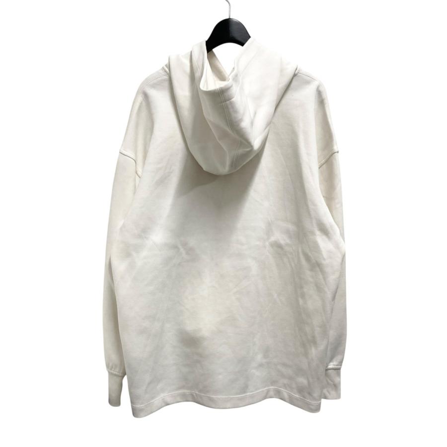m726◆Max Mara◆白◆ジップフード付パーカー◆日本製◆綿100%◆S Technical jersey zip-up sweatshirt, ecru | Max Mara