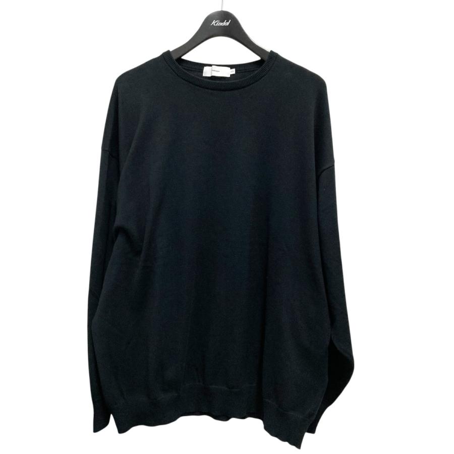 グラフペーパー Graphpaper Suvin Cotton Oversized L／S Crew Neck