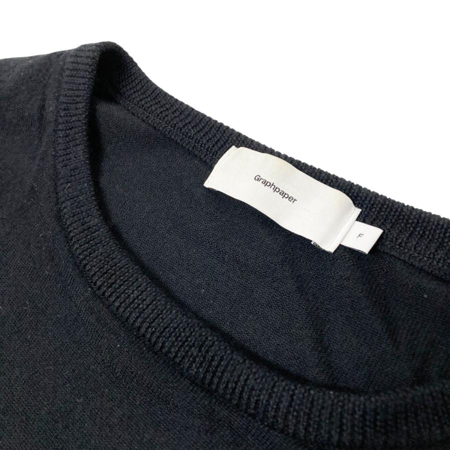 グラフペーパー Graphpaper High Gauge Crew Neck Knit クルーネック 