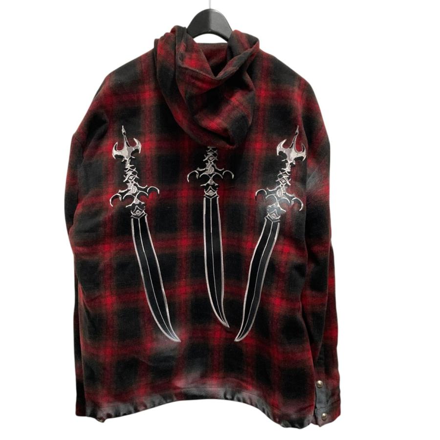 サグクラブ THUG CLUB ARAB SWORD FLANNEL ZIP-UP チェックジャケット