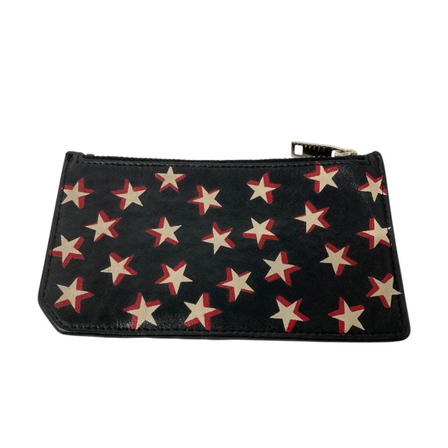 値下げ】Saint Laurent Paris 星柄 カードケース GRZ458589 1218