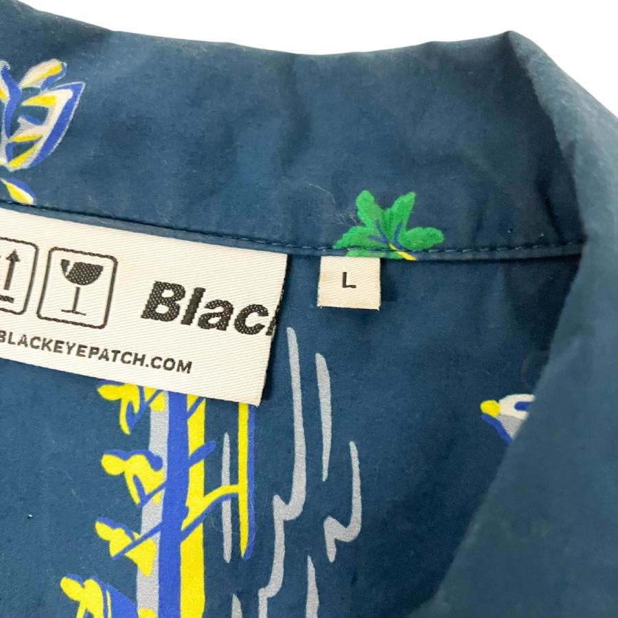 BlackEyePatch（ブラックアイパッチ） アロハシャツ ネイビー サイズ