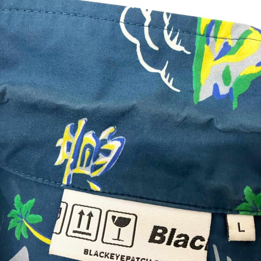 BlackEyePatch（ブラックアイパッチ） アロハシャツ ネイビー サイズ