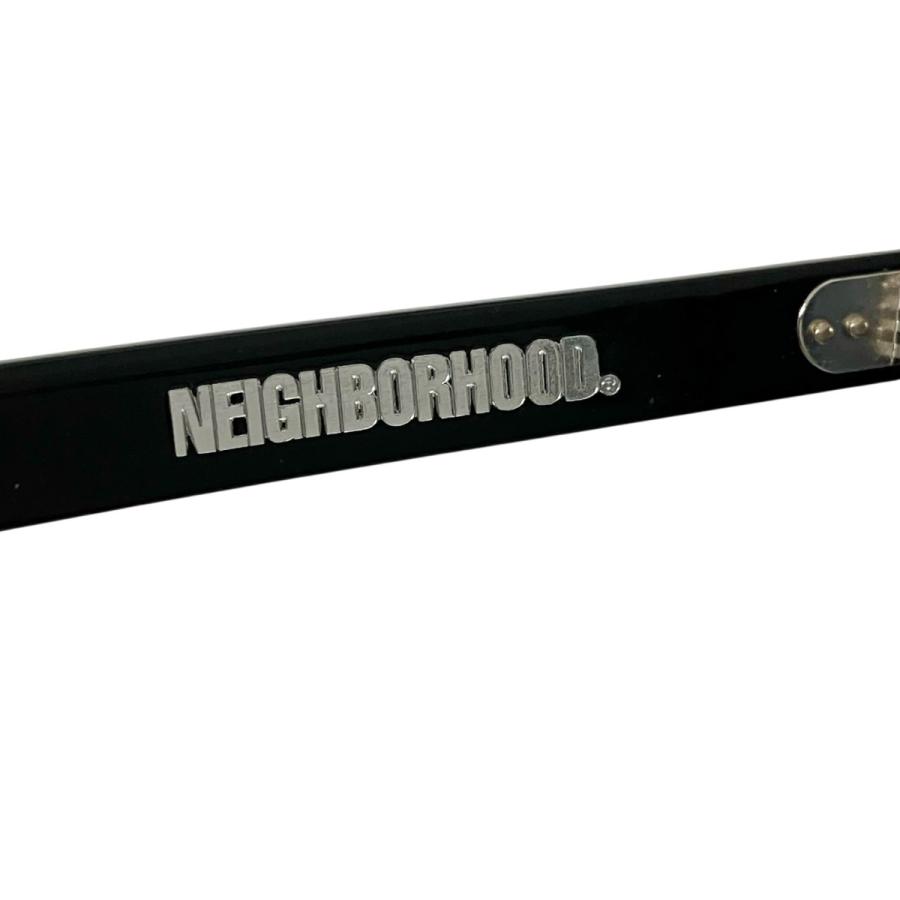 【値下げ】JULIUS TART OPTICAL×NEIGHBORHOOD ボストンウェリントンシェイプサングラス AR PL 003A ブラック (の画像