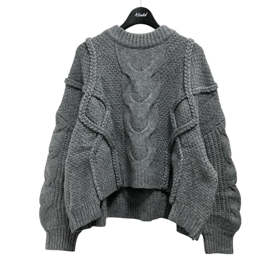 CLANE（クラネ） CLANE CROPPED 3D KNIT TOPS 厚手ニット 15106 2001